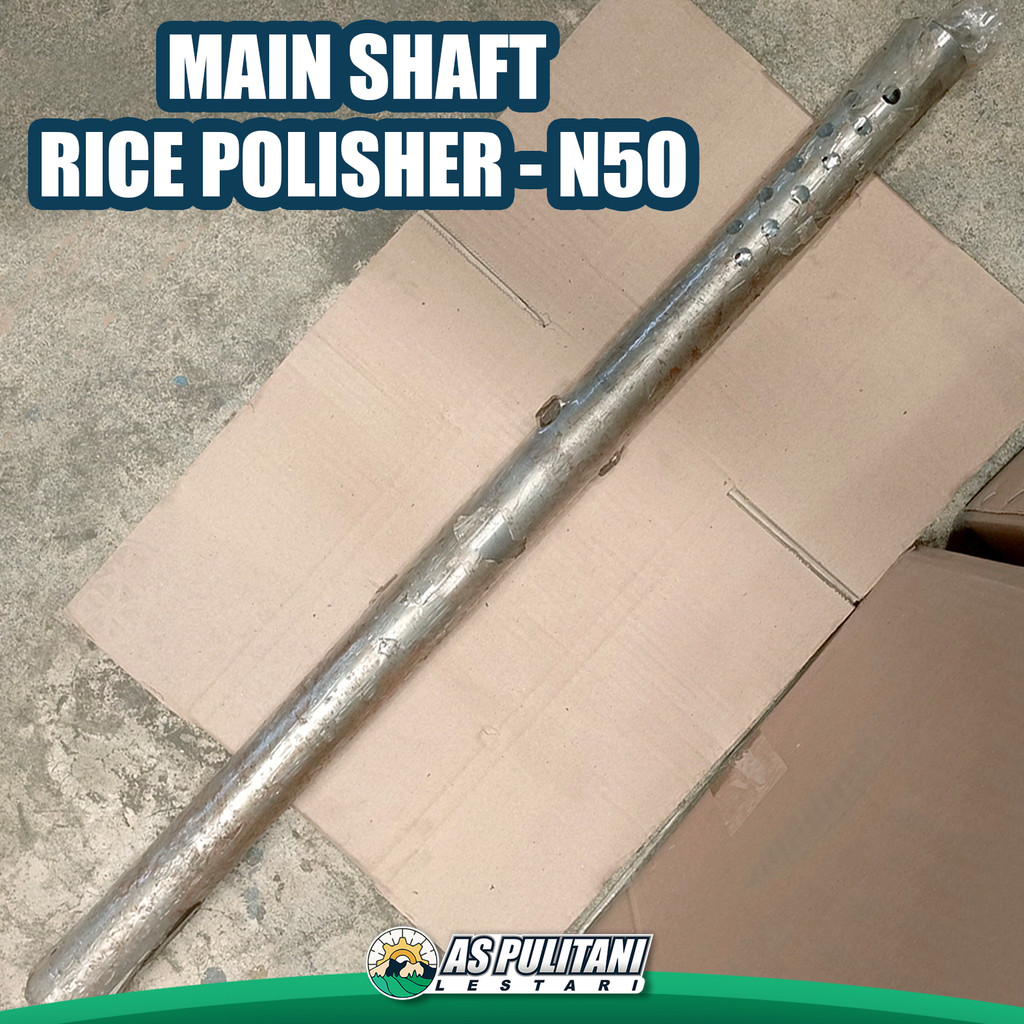 Mainshaft / As utama Rice Polisher Mesin poles Beras N50