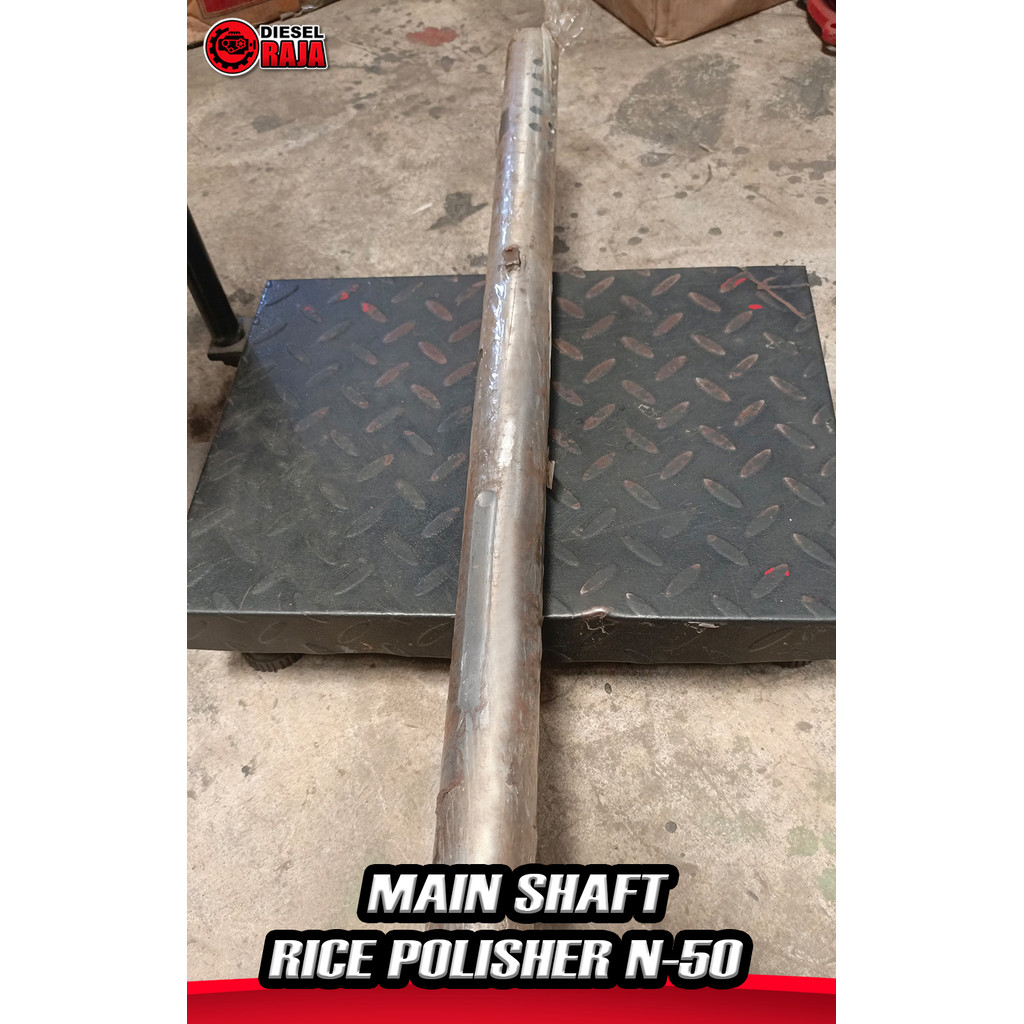 Mainshaft / As utama Rice Polisher Mesin poles Beras N50 Diesel_Raja