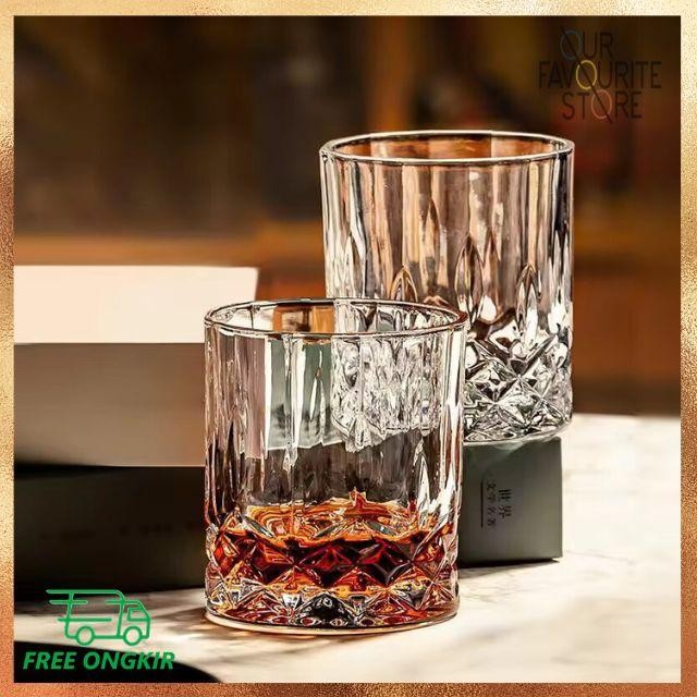 Gelas Minuman Kaca Kopi Susu Gelas Cafe Tahan Panas Gelas Kristal Cangkir Minuman