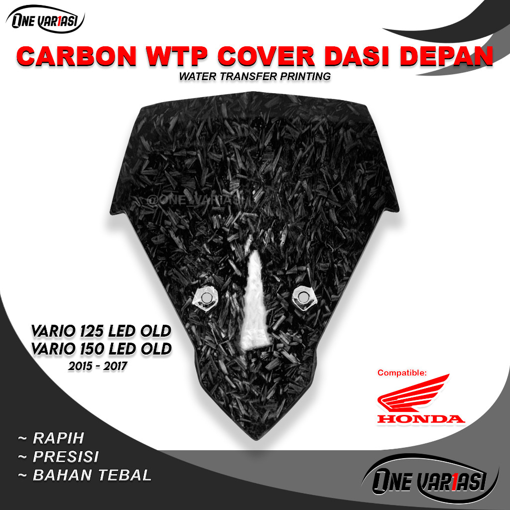 DASI DEPAN CARBON FORGED VARIO LED OLD / DASI DUDUKAN PLAT VARIO LED OLD 125 150 CARBON FORGED 2015 