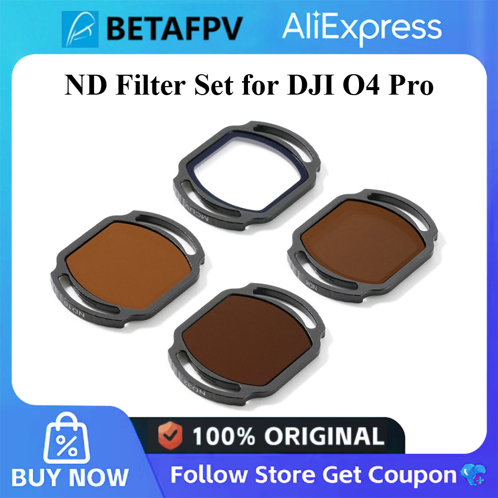 BETAFPV UV Filter ND8 Filter ND16 Filter ND32 Filter ND Filter Set for DJI O4 Pro Camera