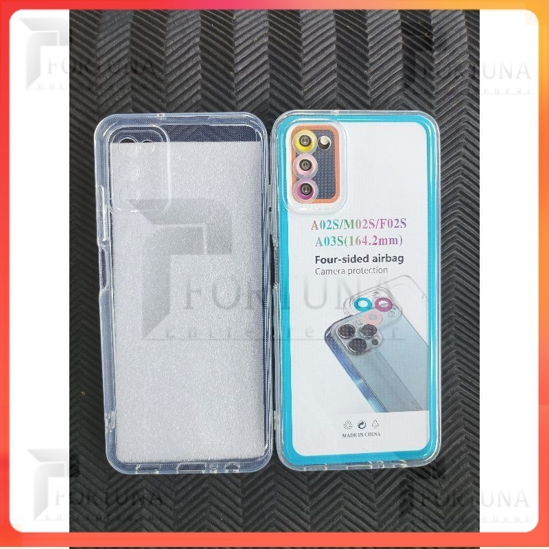 GROSIR COD casing Case softcase/Case silikon bening transparan hp Samsung A03s case bening clear + p