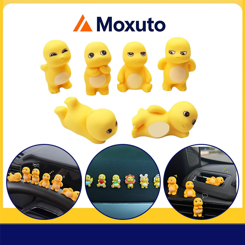 Moxuto Boneka hias Mini Nailong 6 PCS Aksesori mobil,Hiasan dashboard layar navigasi,Aksesori mini
