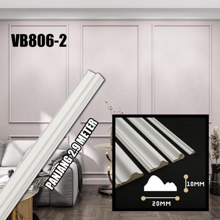 Lis Kayu Wall Moulding Molding Wainscoting Dinding Profil Kayu Wall Panel GOLD Wall Moulding Tempel 
