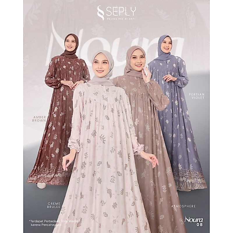 GAMIS SEPLY TERBARU NOURA 08 / NOURA 08 BY SEPLY / HOMEDRESS SEPLY / HOMEDRESS PREMIUM / GAMIS RAYON