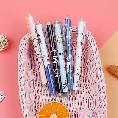 Pulpen Gel Motif Snoopy Pulpen Pelajar Dan Kantor Pena Lucu Puppy Snoopy Press Gel Pen Plastik Stati