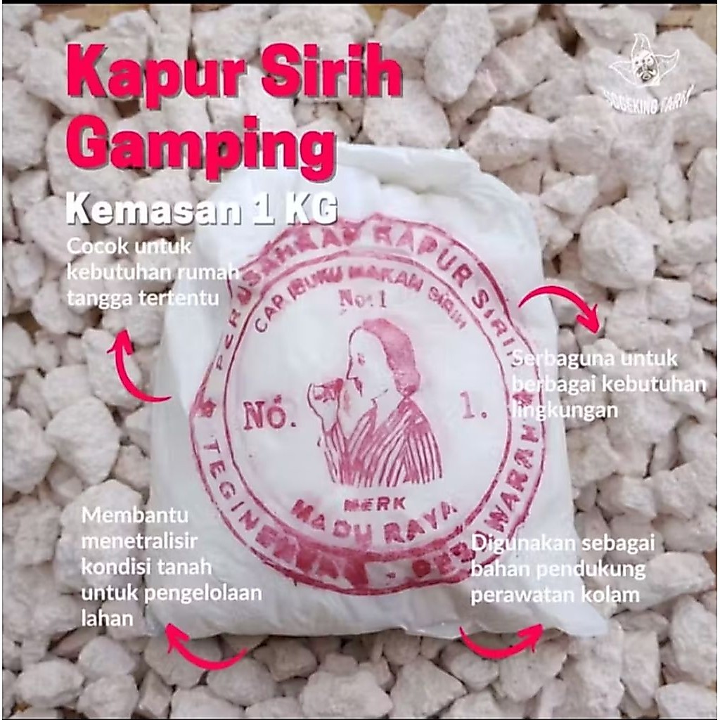 kapur sirih gamping 1kg