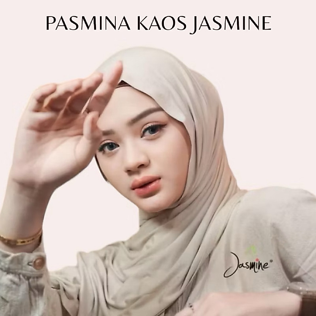 Pashmina Kaos Jasmine | Pashmina Cotton Rayon Jasmine