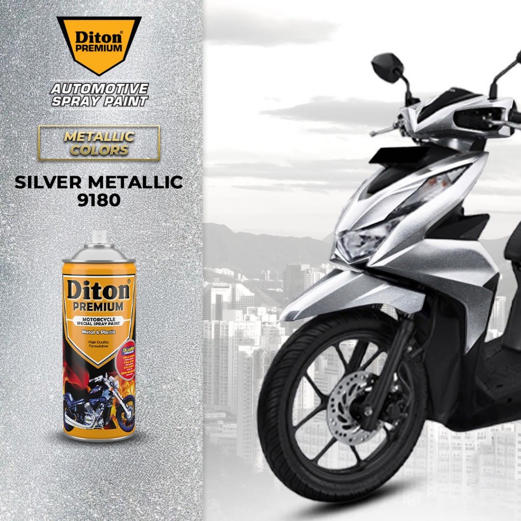 CAT DITON PREMIUM SILVER METALLIC 9180