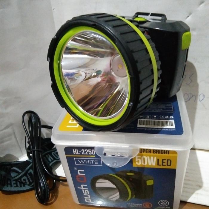 Senter Kepala Push On HL-2250 50Watt Led