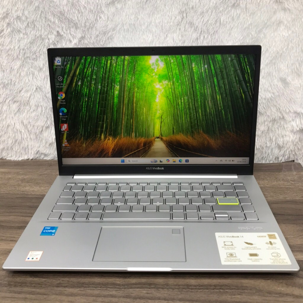 LAPTOP ASUS VIVOBOOK K413E CORE I3 GEN 11 RAM 8 GB SSD 512 GB MULUS SIAP PAKAI