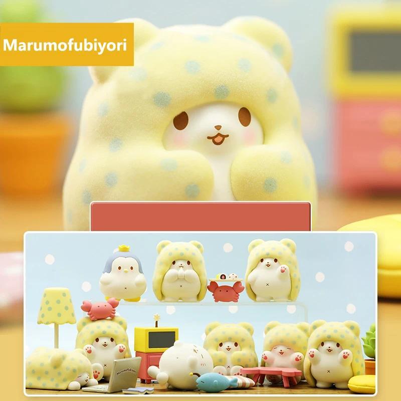 Cartoon Marumofubiyori Rest Series Action Figure Toys Cute Marumofubiyori Anime Figures Dolls Gifts 