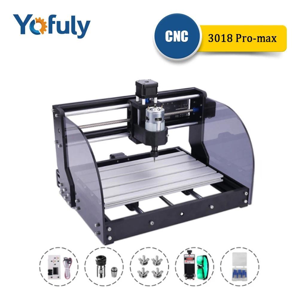 CNC 3018 Pro Max DIY Engraving Machine Laser Engraver 3-Axis GRBL Milling Laser Wood Router PCB PVC 