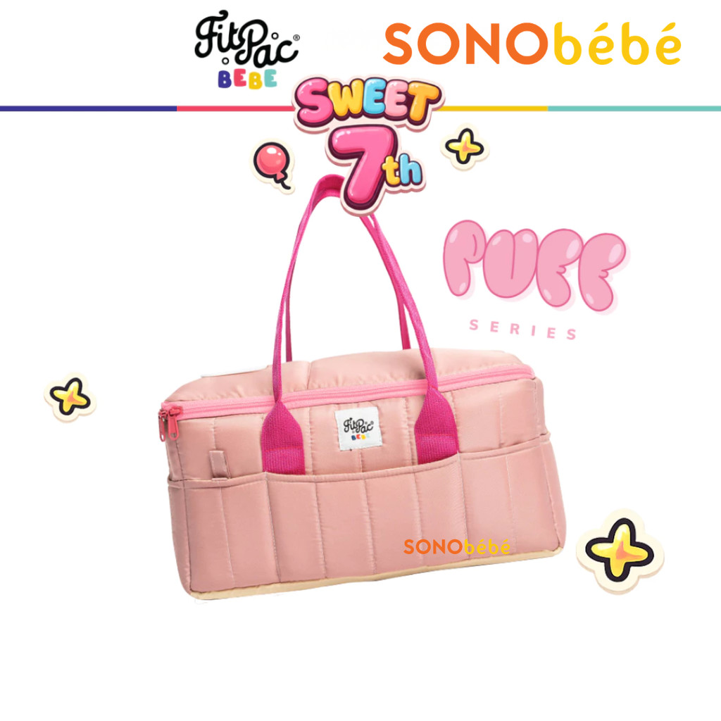 FitPac Diaper Bag/Caddy Bag/Tas Bayi-Diaper Pac Puff