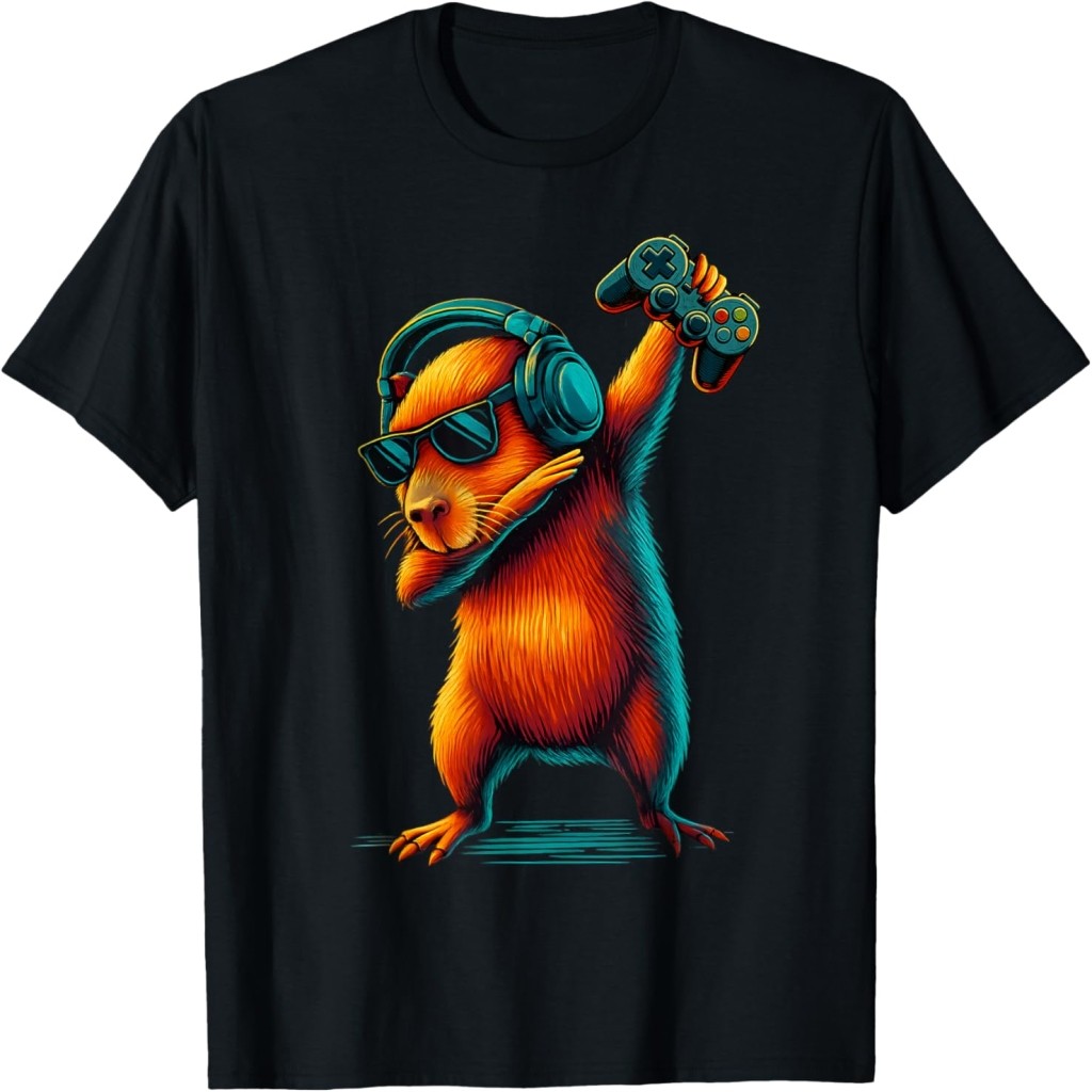Capybara Funny Video Games Capybara T-Shirt