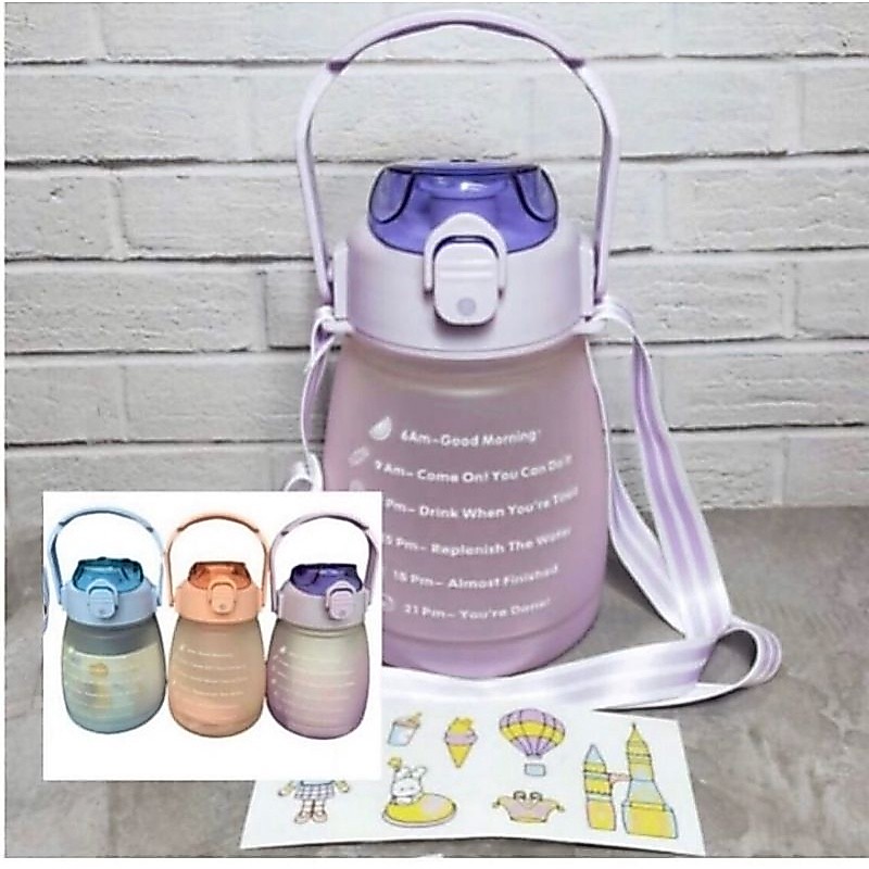 Minum Viral/Botol Gemoy Botol Minum Viral/Botol Gemoy Doff/Botol Gradiasi 1,3Liter
