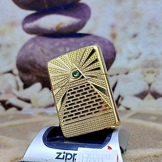 Zippo Armor Eye Of Providence With Crystal Lized 49060