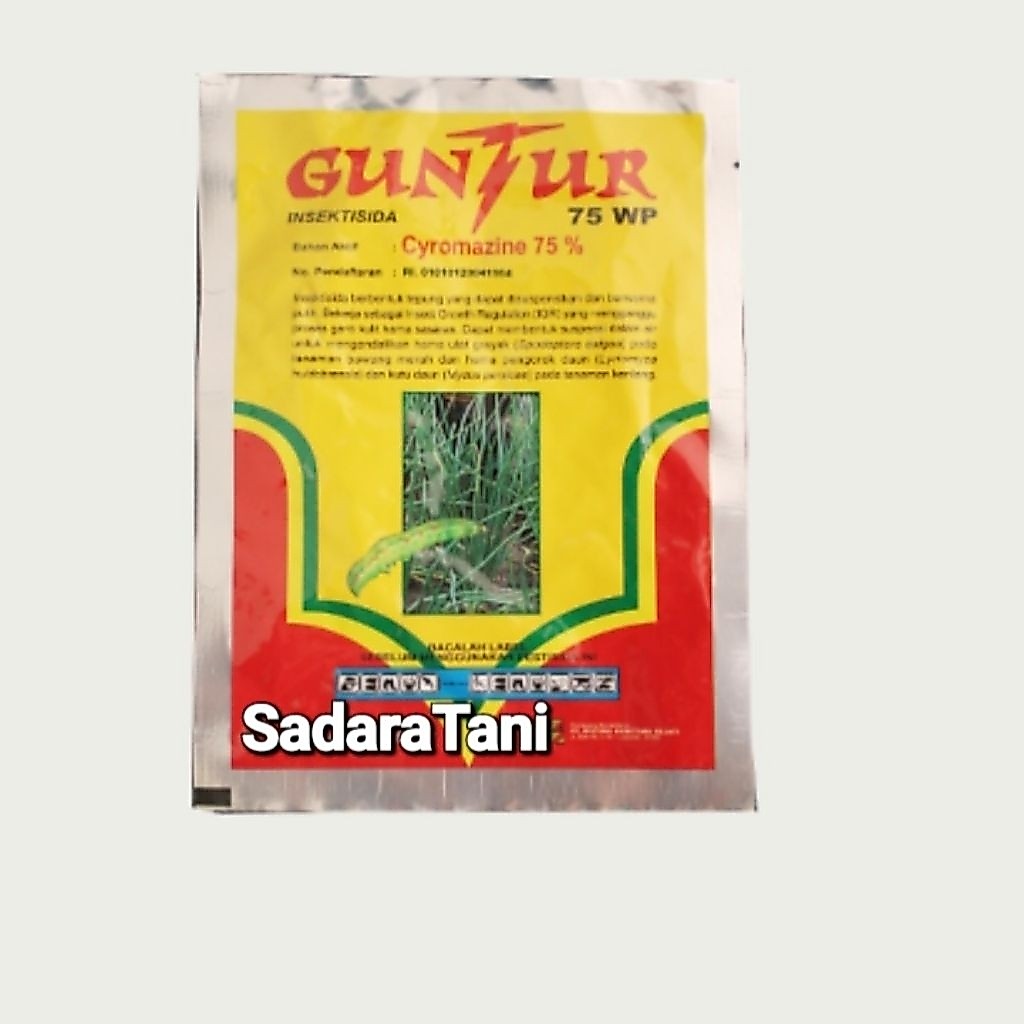 Insektisida GUNTUR 75WP 25Gr Bahan aktif : siromazin 75%
