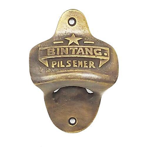 3" Pembuka Botol Kuningan / Bottle Cap Opener - Bir Bintang / Bto1020 Terlaris