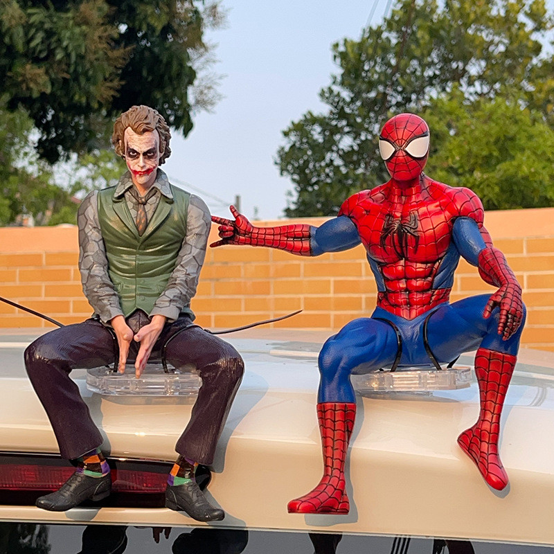 Figur Aksi Spider-Man - Dekorasi Dasbor Mobil Mainan Koleksi - Untuk Dewasa 18+ - Satu Spider-Man (D