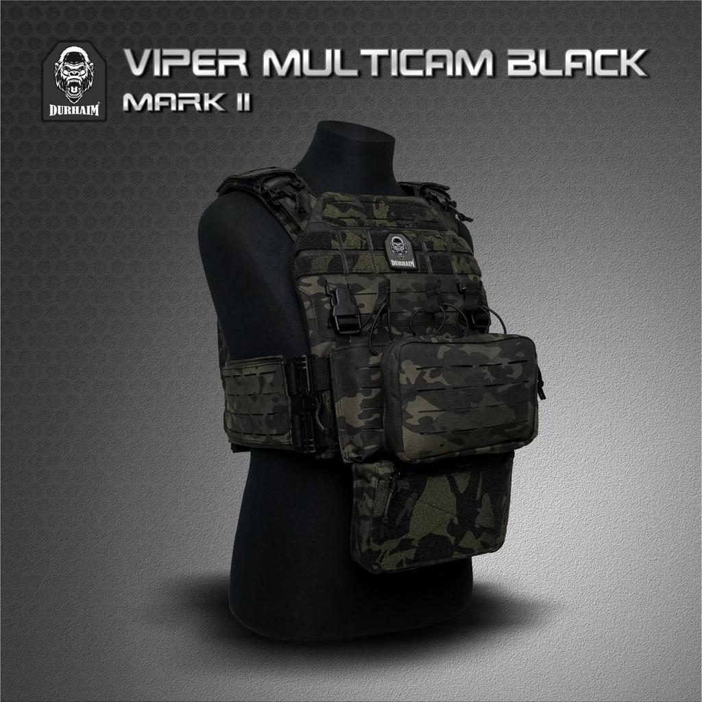 Rompi Durhaim Viper MK 2 Tactical Vest - Multicam Black