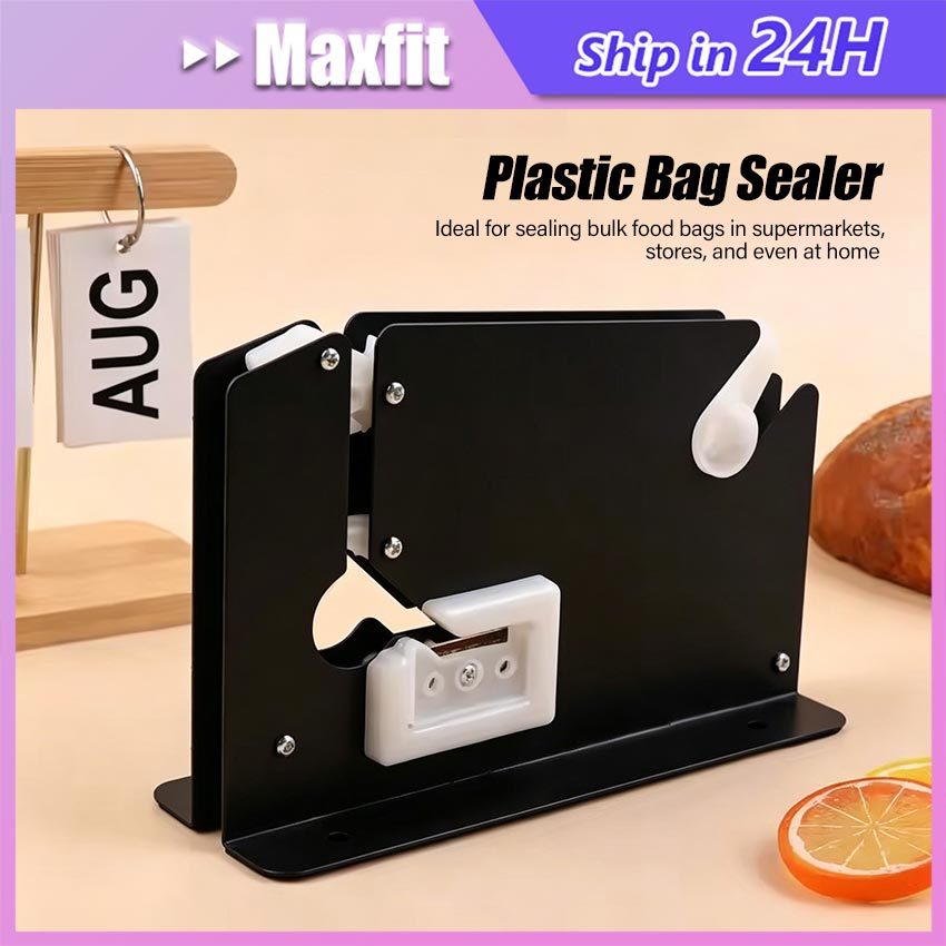 Bag Neck Sealer - Alat Ikat Pengikat Plastik Buah - Dispenser Selotip / Lakban / Alat Pengemas Plast
