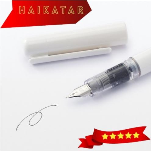 

Muji Polycarbonate fountain pen / reill catridge - pulpen kaligrafi - pen