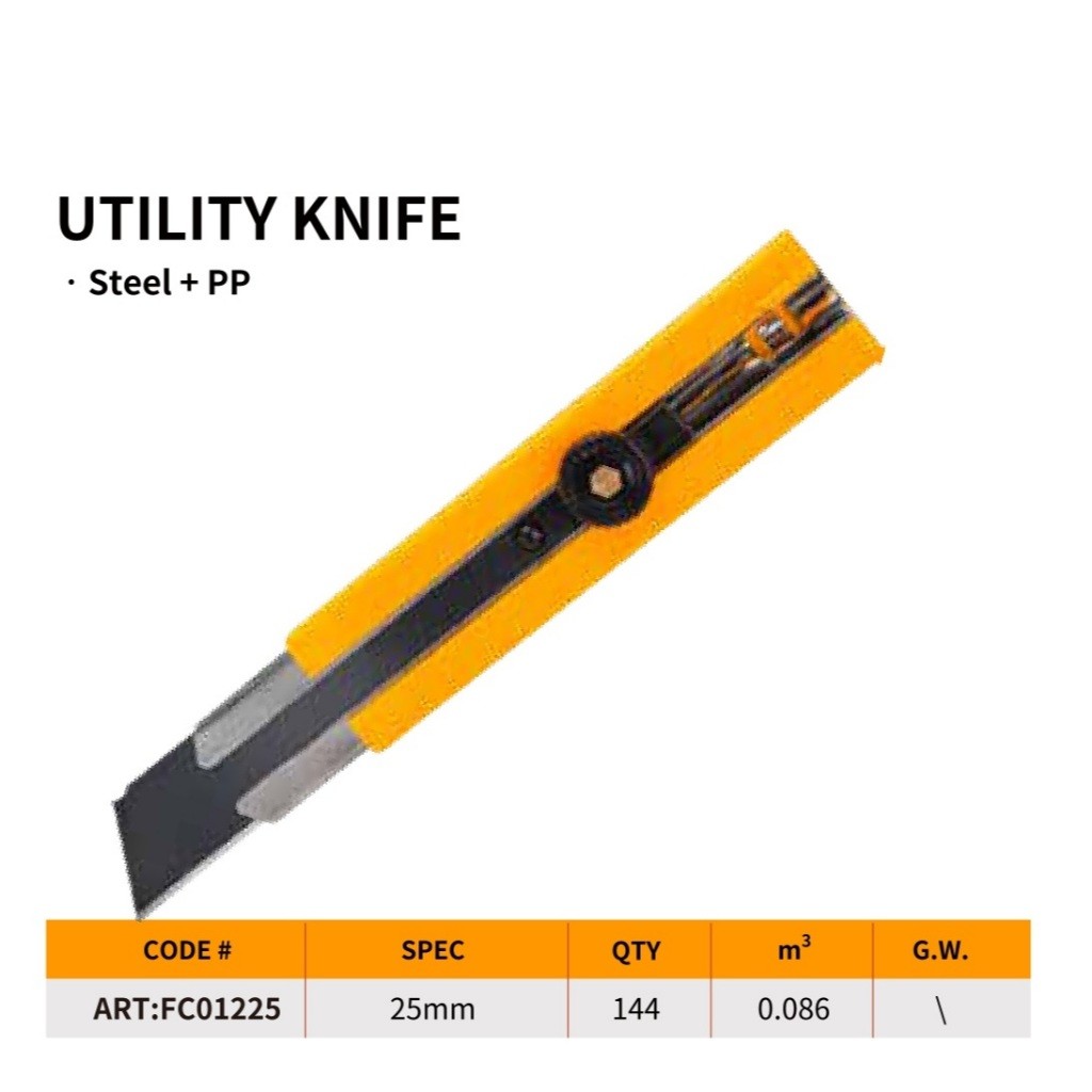 

DINGQI Pisau Pemotong Cutter Besar Kater Potong 25mm FC01225