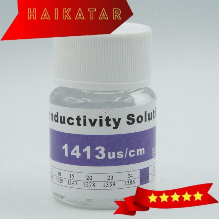 EC Conductivity Calibration Solution Liquid Cairan Kalibrasi 1413us/cm | EC Conductivity Calibration