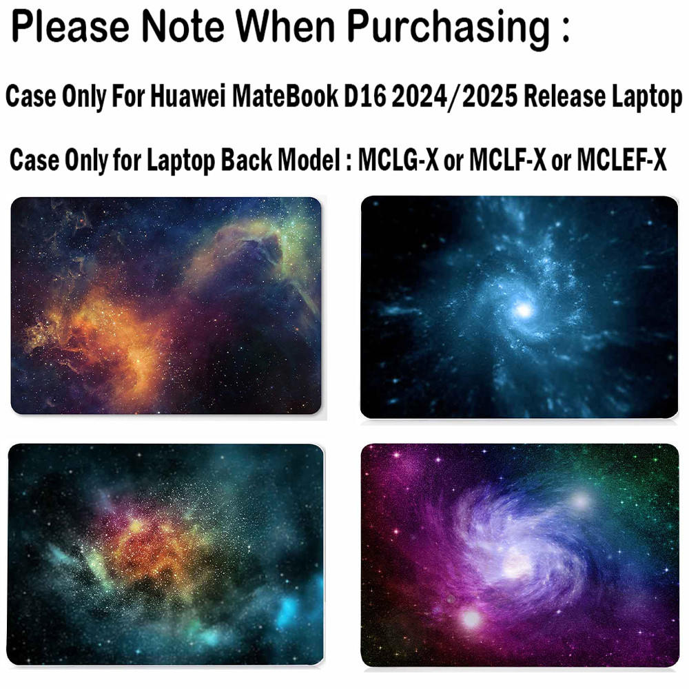 Newest NoteBook Case For Huawei MateBook D 16 2024 Release MCLG-X Laptop Case For 2025 HUAWEI MateBo