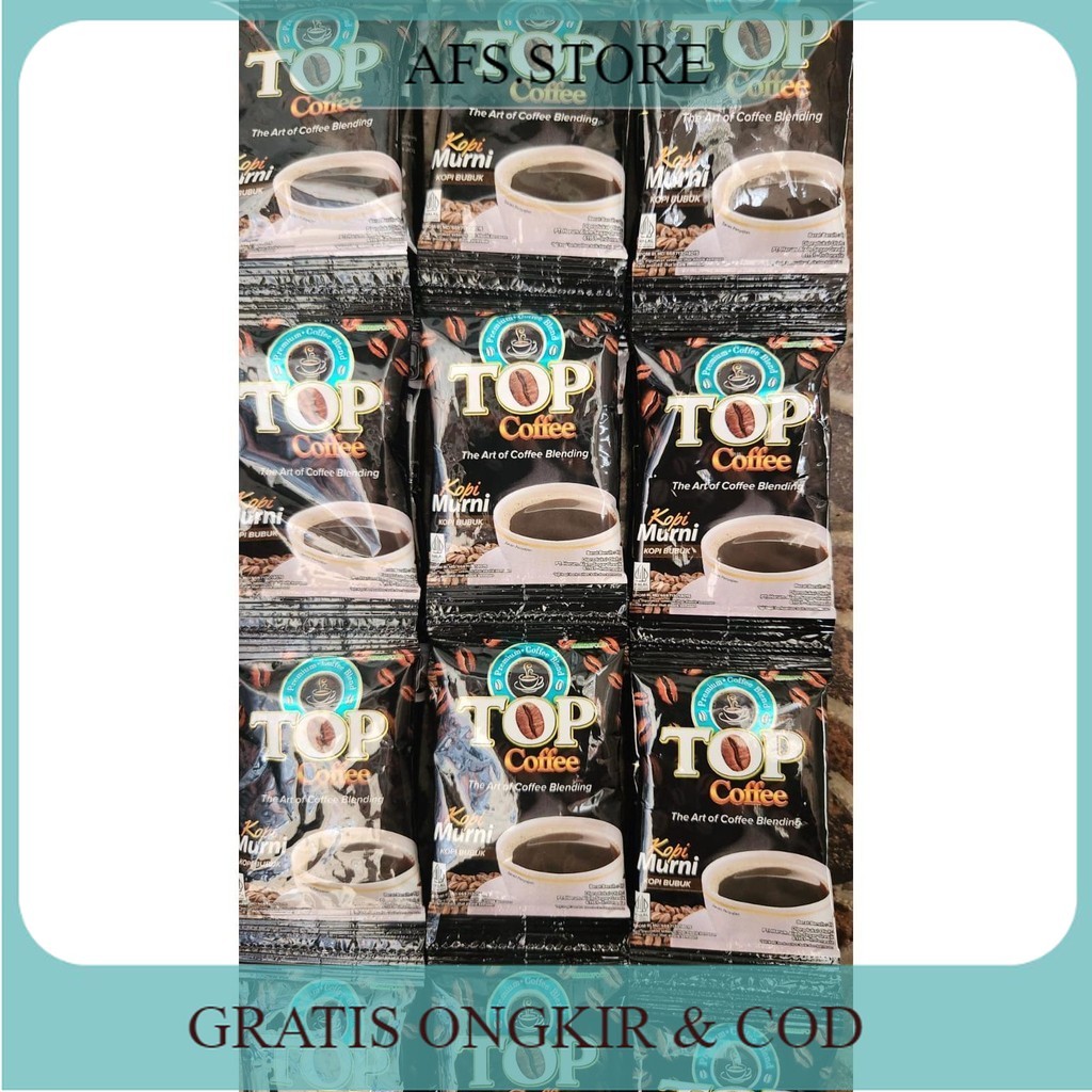 

Beli HEMAT 3 Renteng TOP COFFEE KOPI MURNI 6gr (30Sacet)