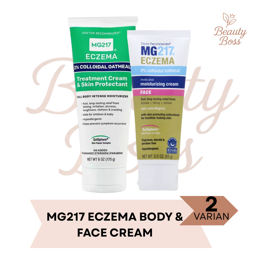 MG217 Eczema Body Cream Face Moisturizing 2% Colloidal Oatmeal MG 217