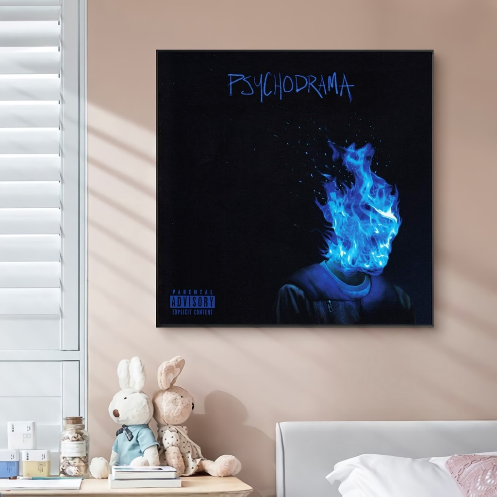 

Dave Psychodrama Music Album Cover Canvas Poster Rap Star Pop Rock Singer Wall Painting Art Decoration (No Frame)