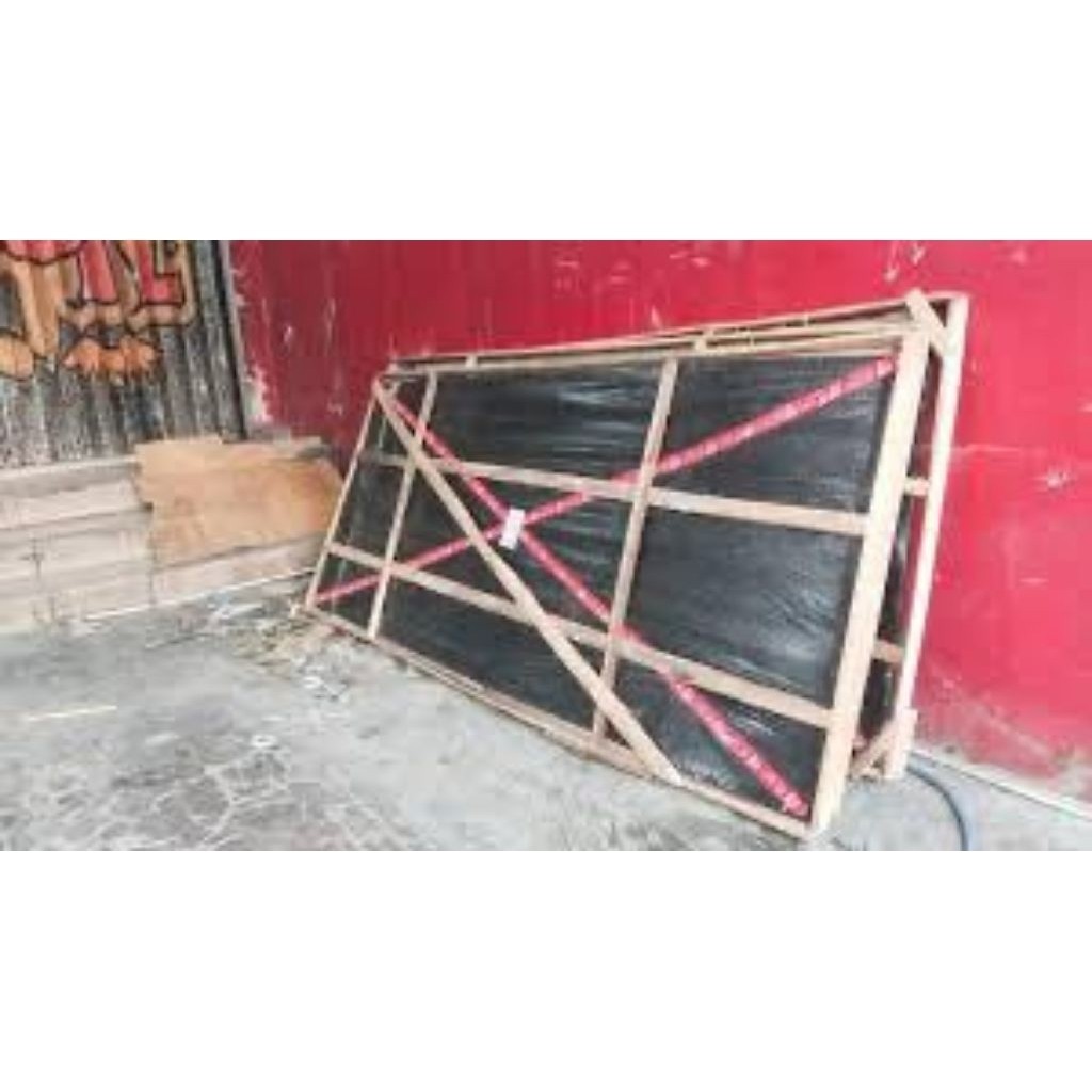 

packing Kayu dan Bubble wrap