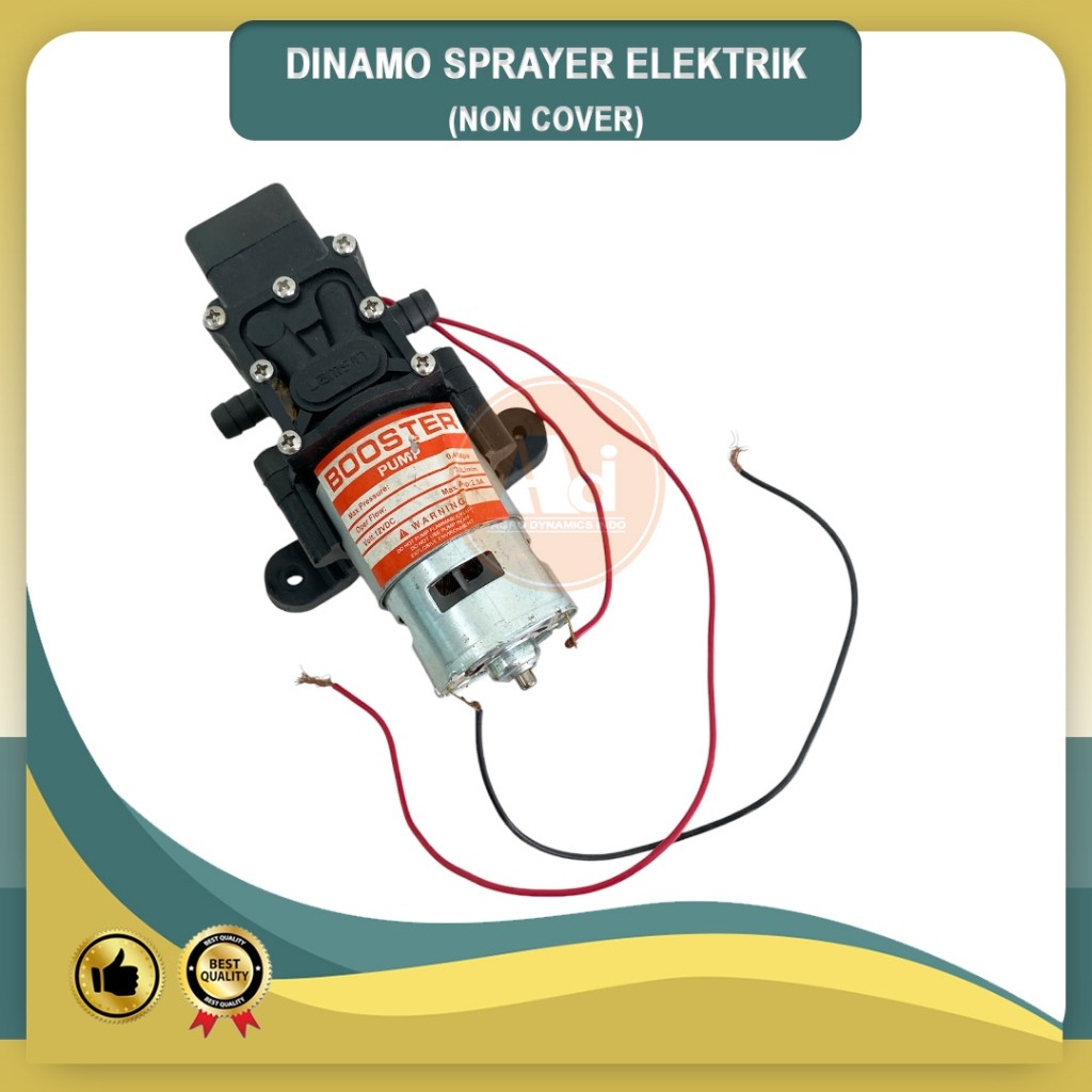 Booster Mini Pump Non Cover – Dinamo Sprayer Elektrik | Pompa Air Tekanan Tinggi