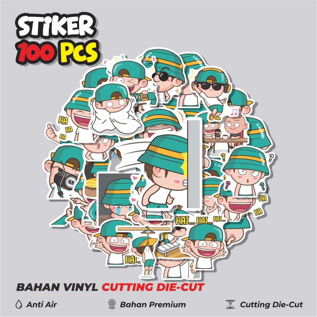 

Terbaru! 50 pcs Stiker Cute Happy Kids [Anak kecil bahagia] Dekorasi Lucu Kreatif untuk Notebook, Skateboard, HP