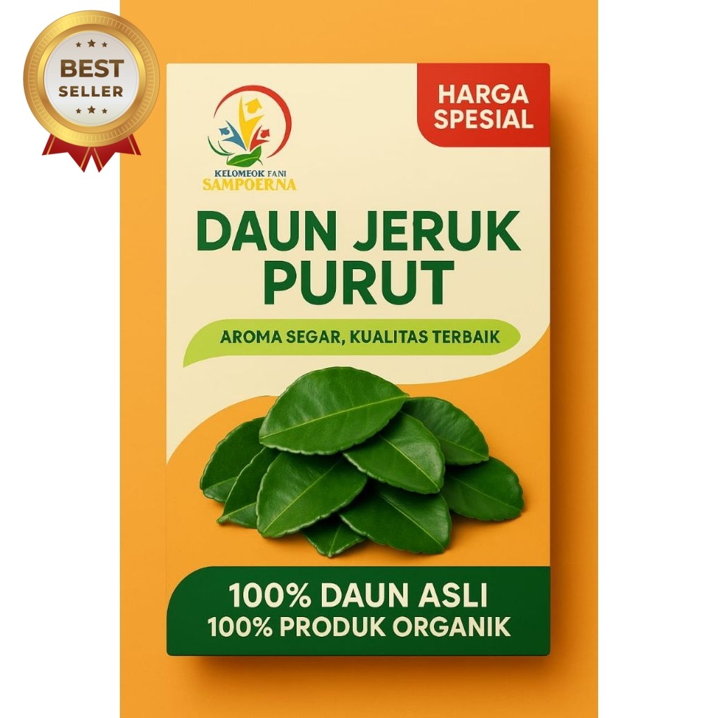 

Daun Jeruk Purut Segar Asli – Aroma Harum Khas Bumbu Masakan Nusantara