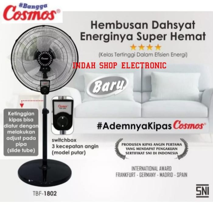 Kipas Angin Cosmos Tornado 18inch TBF -1802 TERBARU