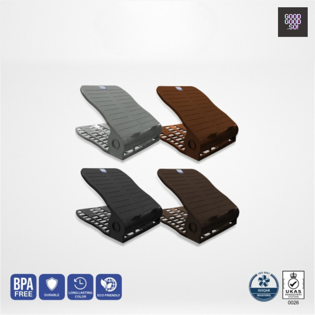 KOTAK SEPATU LIPAT/BEVERLY SHOES STACKER (ABU/COKLAT TUA/COKLAT MUDA)