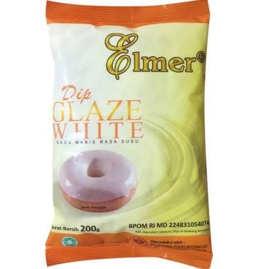 TERMURAH  ELMER DIP GLAZE 200GR ( RASA LENGKAP ) - Vanilla