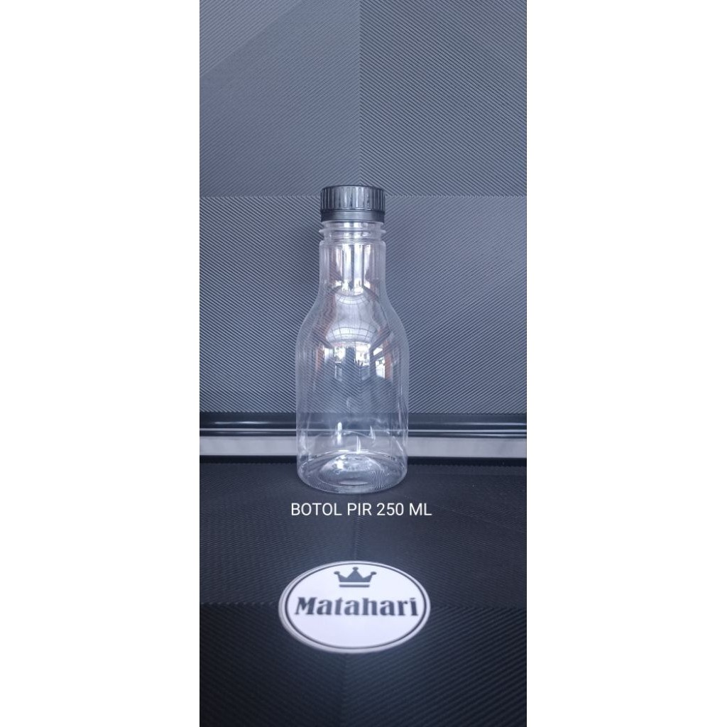 New [1 BALL = 100 PCS] BOTOL PIR 250 ML TUTUP SN / BOTOL AIR 250 ML / BOTOL JUS SUSU BUAH PUDING PLA