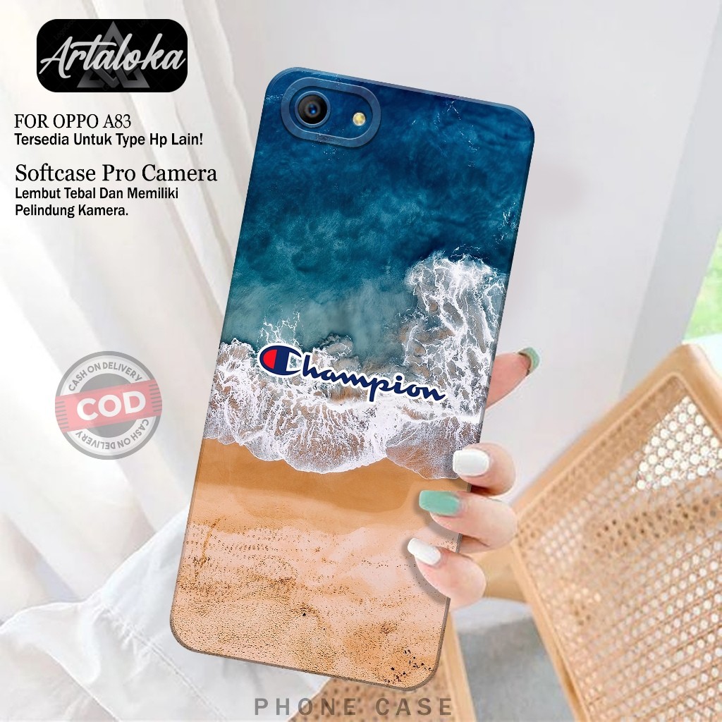 Case Hp OPPO A83 Fashion Case Branded Softcase OPPO A83 Silikon TPU Pro Camera Casing OPPO A83 Cover