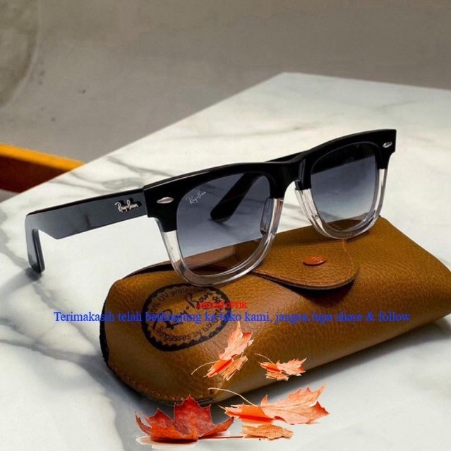 Kacamata Rayban Wayfarer TwoTone Premium Best Seller Limited Edition Size 50