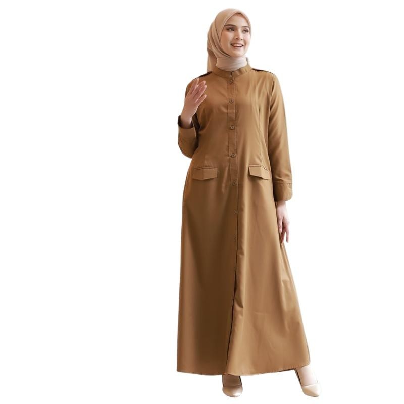 Divera - Baju Pdh Wanita Gamis Pemda Seragam Kerja Kekinian