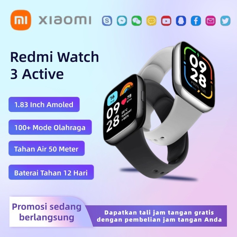100% original Xiaomi Redmi Watch 3 Active & Watch 4 & Watch 5 original second Redmi watch