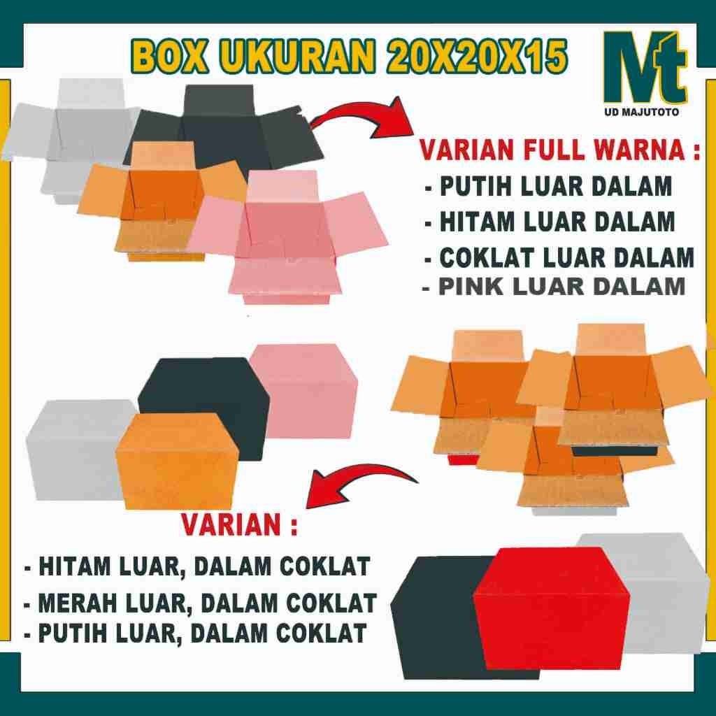 

Box 20x20x15 Cm / Box Packing A1 / Karton Polos