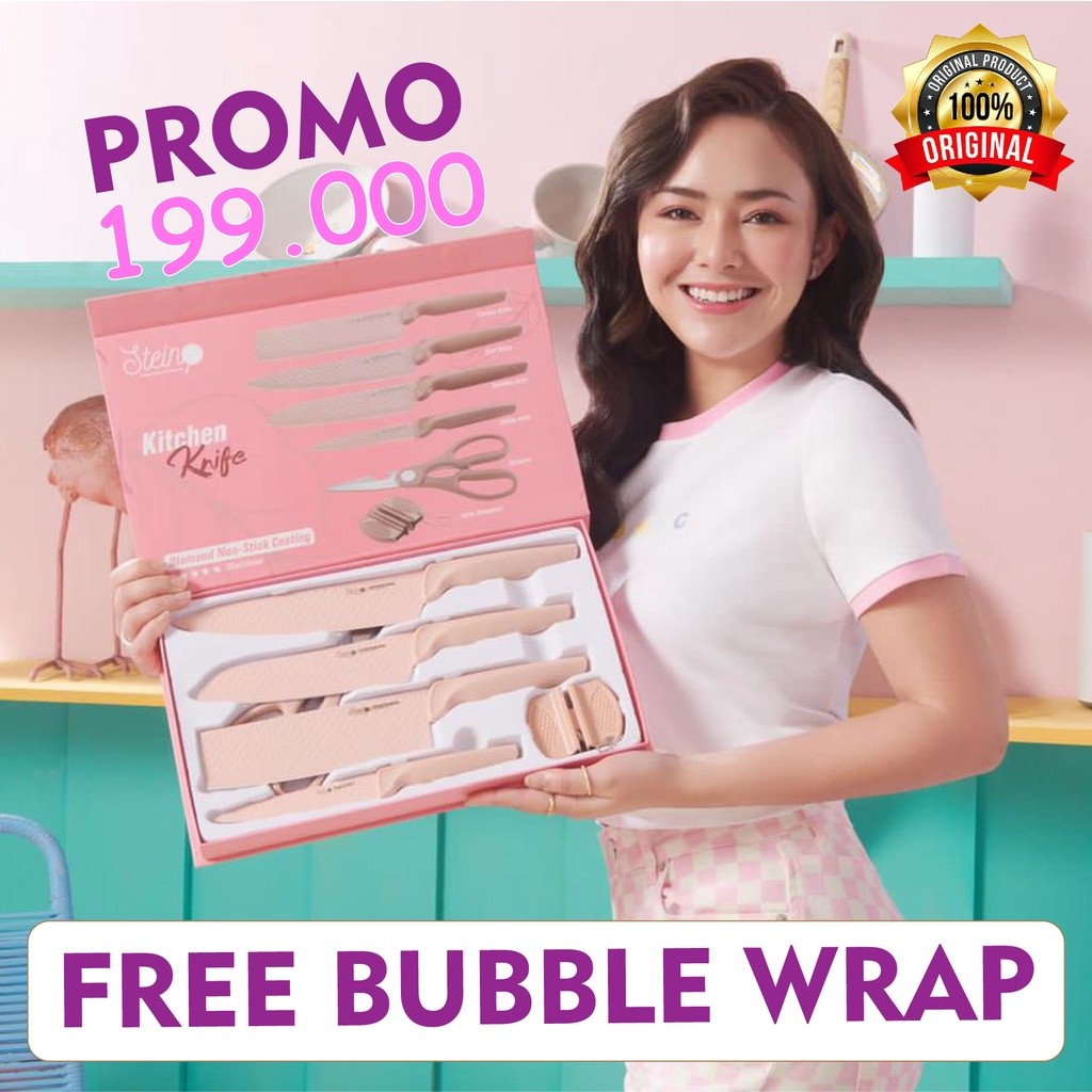 Steincookware Stein Knife Set Pisau Set Diamond