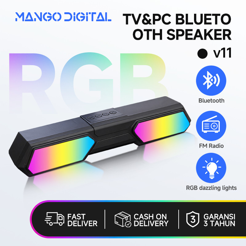 【TV&PC BASS】Speaker Bluetooth Soundbar Super Bass Robot 2 Speaker jbl Original Computer TV Laptop Ga