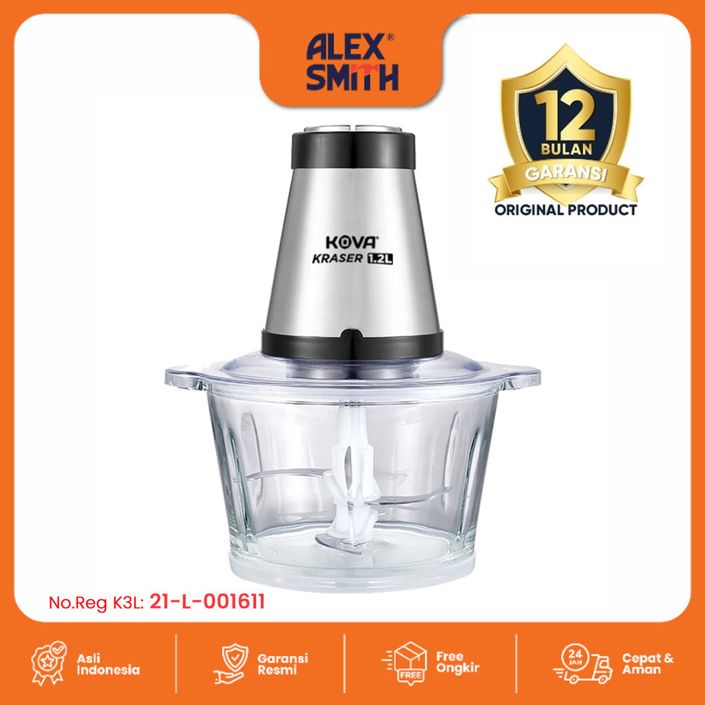 Kova Kraser Meat Grinder Blender Food Chopper Penggiling Daging Sayur