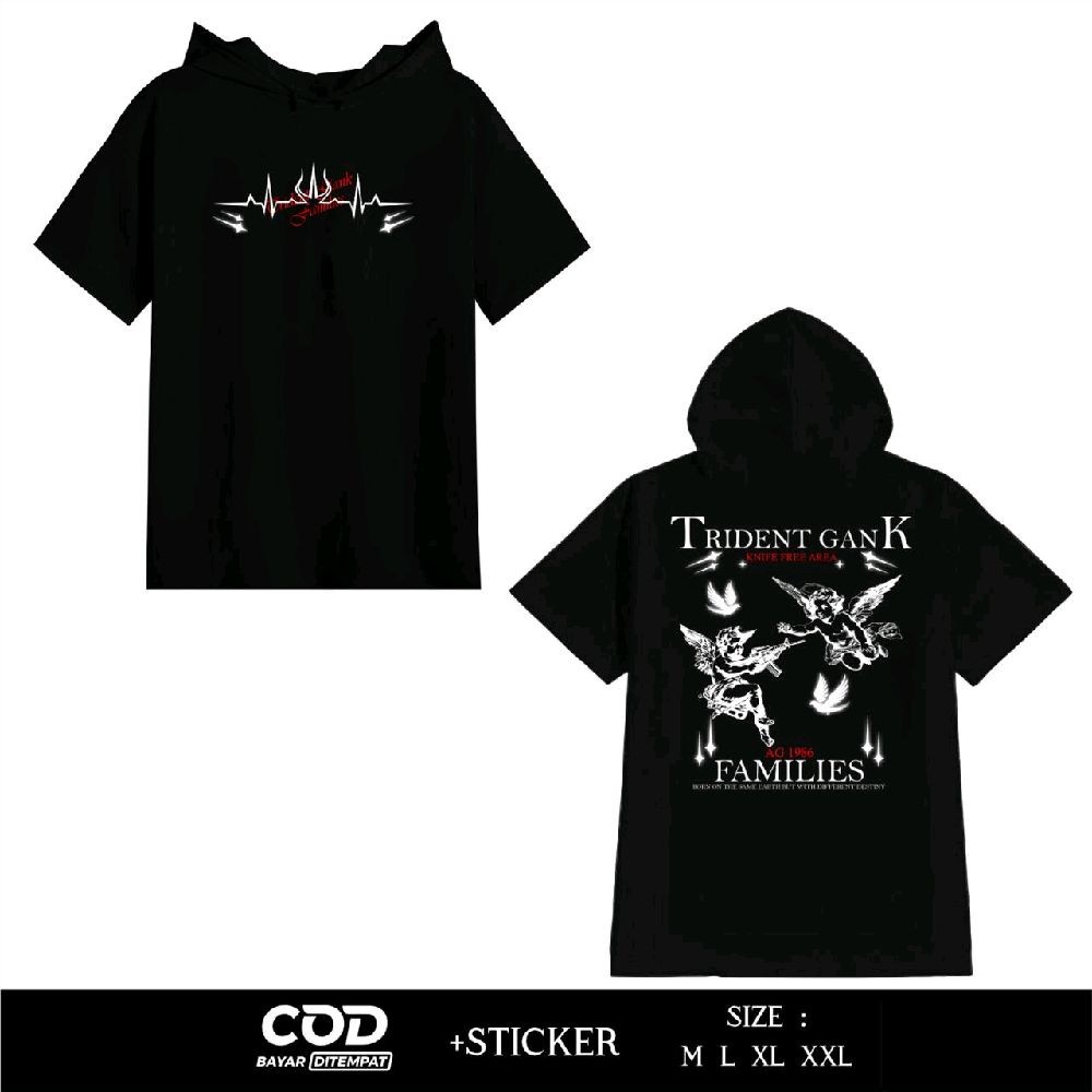 Ts-HOODIE PAGAR NUSA MENYALA TRIDENT GANK FAMILIES TS HOODIE DISTRO PAGAR NUSA - TS HOODIE PAGAR NUS